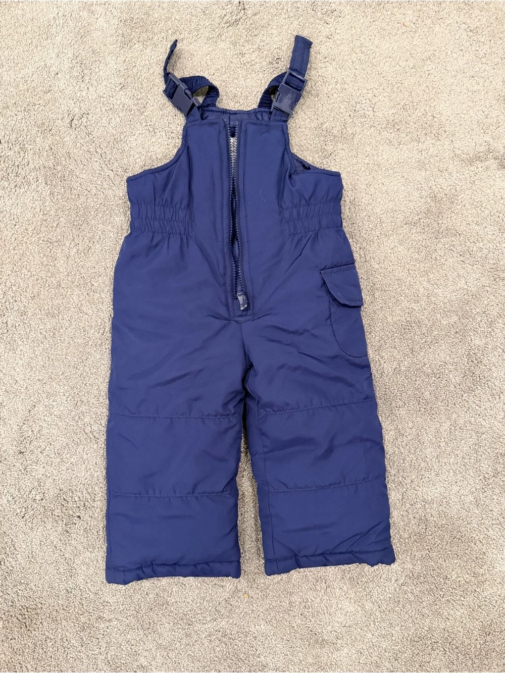 Carter's Floral Winter Coat and and Navy Snow-bib (24 months)